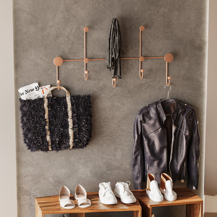 Wallity Iyon-C Gancho de pared de metal cobre Wallity Iyon-C Gancho de pared de metal cobre
